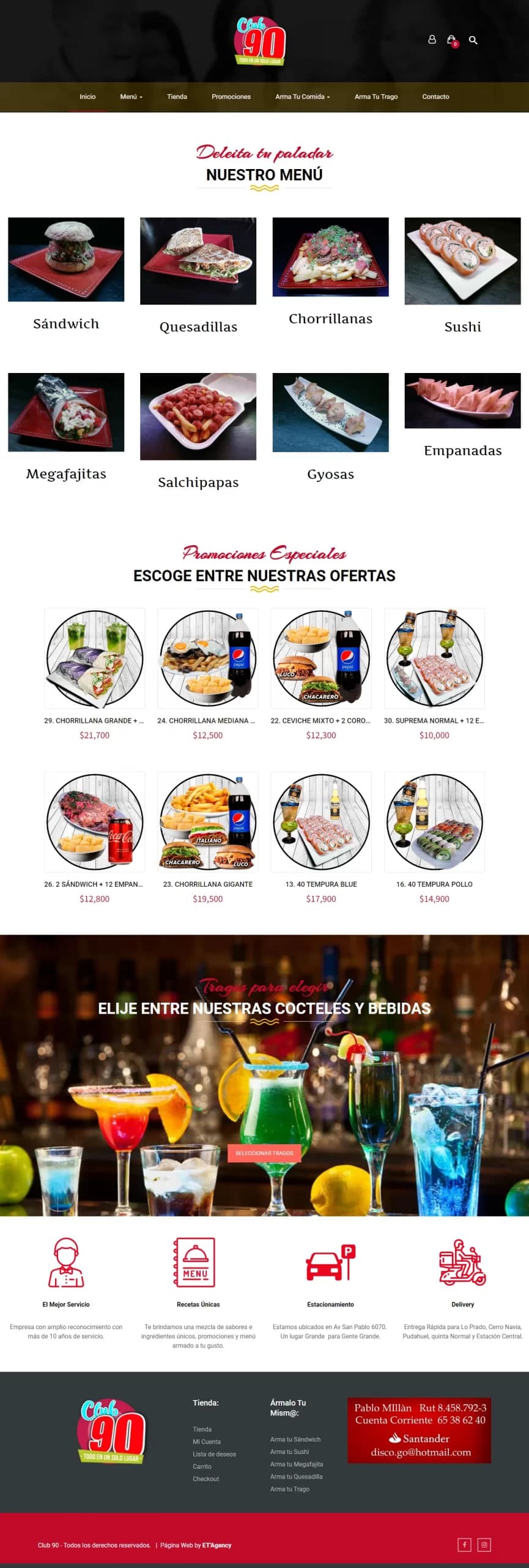 Caso de éxito de ET Agency: E-commerce para Club 90