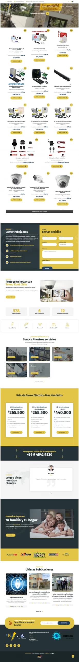 Caso de éxito de ET Agency: E-commerce para Tekno Kont